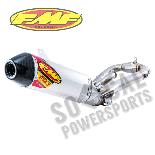 FMF Racing - FMF Racing Factory 4.1 RCT Full System - Aluminum Muffler - Carbon Endcap - 044430