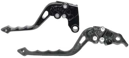 PSR - PSR Click-N-Roll Short Dagger Clutch Lever - Black - 00-00731-22