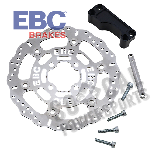 EBC - EBC Oversized Contoured Brake Rotor Kit - OS1186C