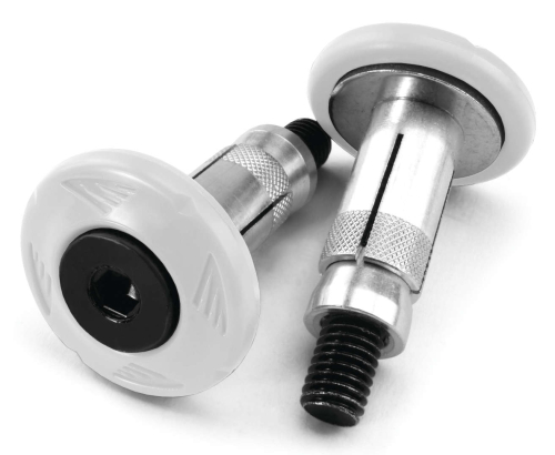 Cycra - Cycra Grip Armor Bar End Set - White - 0010-42