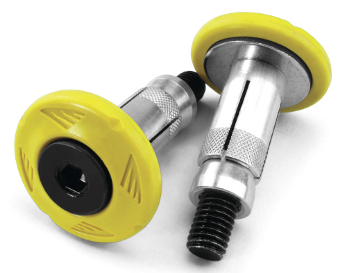 Cycra - Cycra Grip Armor Bar End Set - Yellow - 0010-55