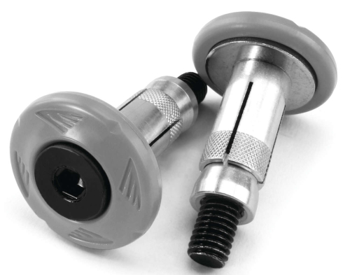 Cycra - Cycra Grip Armor Bar End Set - Gray - 0010-80