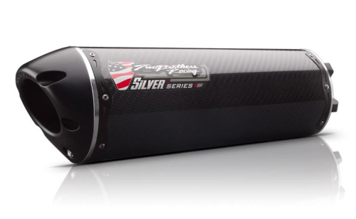 Two Brothers Racing - Two Brothers Racing M-2 Silver Series V.A.L.E. Slip-On - Carbon Fiber - 005-3050405V-S