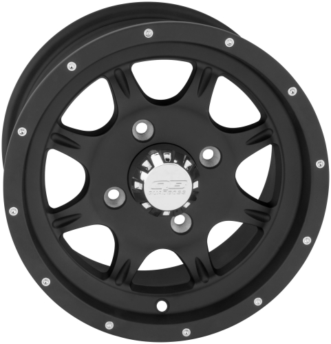 QuadBoss - QuadBoss Coercion Wheel - 12x7 - 5+2 Offset - 4/110 - Matte Black - RT-GW07B127110DBB