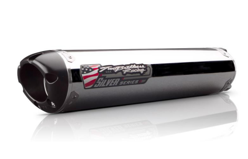 Two Brothers Racing - Two Brothers Racing M-2 Silver Series V.A.L.E. Slip-On - Aluminum - 005-1810406V-S