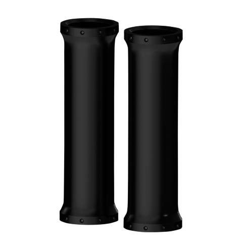 RSD - RSD Chrono Upper Fork Covers - Black Ops - 0208-2077-SMB