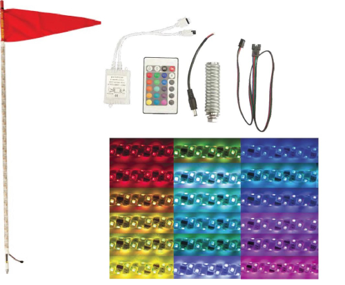 Whip-It - Whip-It Lighted Flag - UTV - 5ft. - UTV 5 FT