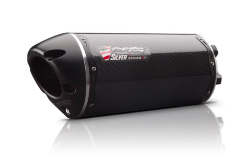 Two Brothers Racing - Two Brothers Racing M-2 Silver Series V.A.L.E. Full System - Carbon Fiber - 005-2570105V-S