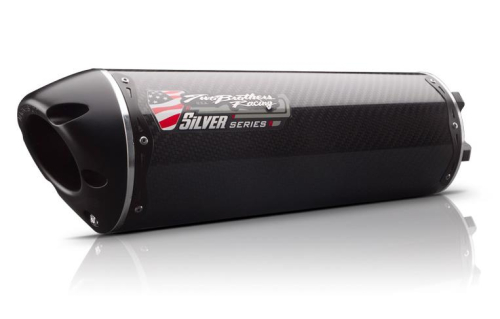 Two Brothers Racing - Two Brothers Racing M-2 Silver Series V.A.L.E. Slip-On - Carbon Fiber - 005-3270405V-S