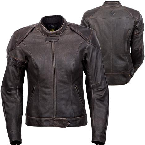 Scorpion - Scorpion Catalina Womens Leather Jacket - 51134-2 - Brown - X-Small