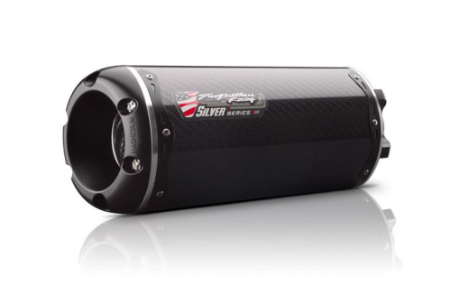 Two Brothers Racing - Two Brothers Racing M-2 Silver Series V.A.L.E. Slip-On (High Mount) - Carbon Fiber - 005-2990405V3-S