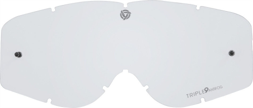 Triple 9 Optics - Triple 9 Optics Single Lens with Tear Off Pins for Switch Goggles - Smoke - 37-2531