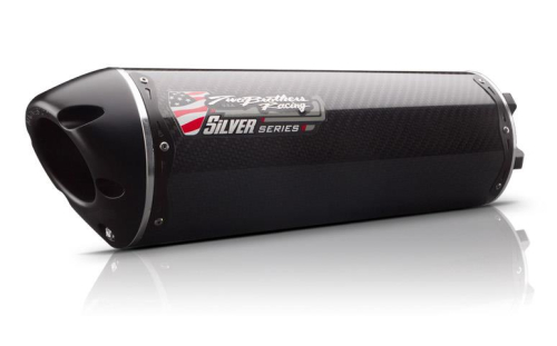 Two Brothers Racing - Two Brothers Racing M-2 Silver Series V.A.L.E. Full System - Carbon Fiber - 005-3020105V-S