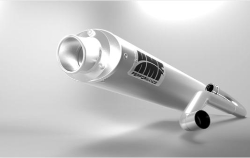 HMF Engineering - HMF Engineering Performance Series Full MX System Exhaust - Side Mount - Brushed - Turn Down Brushed - 019387606071