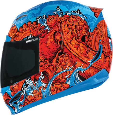 Icon - Icon Side Plate Kit for Airmada Collosal Helmet - Blue - 0133-0715
