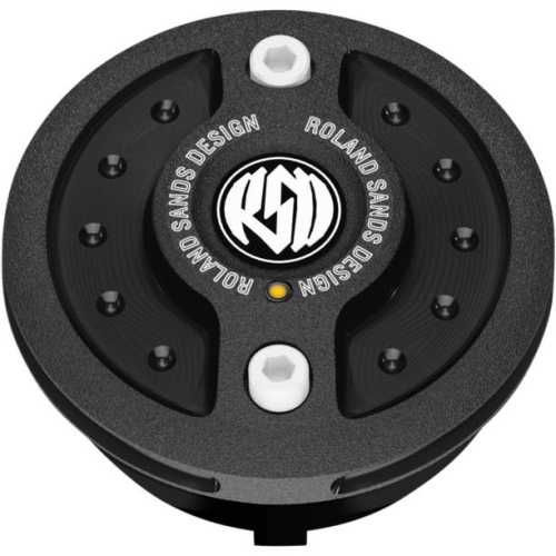 RSD - RSD Replacement Fuel Gauge Cap With LED Fuel Light - Radial - Black Ops - 0210-2033-SMB