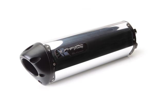 Two Brothers Racing - Two Brothers Racing M-2 Black Series V.A.L.E. Slip-On - Aluminum - 005-3720406V-B