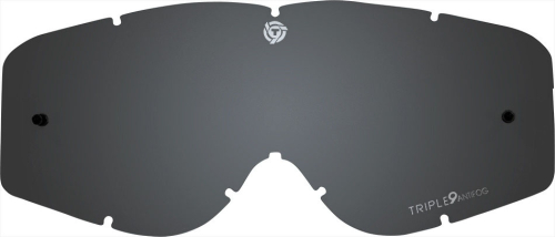 Triple 9 Optics - Triple 9 Optics Single Lens with Tear Off Pins for Switch Goggles - Chrome/Smoke - 37-2534