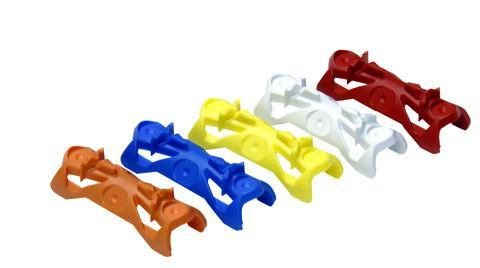 Skinz Protective Gear - Skinz Protective Gear FootLok Traction Cleats - White - FLTC500-WHT
