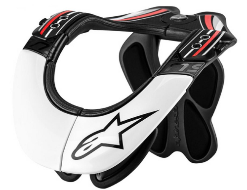 Alpinestars - Alpinestars BNS Pro Neck Support  - 6500114-123-LXL - White - Lg-XL