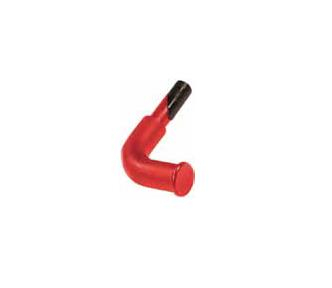 Holeshot - Holeshot Ultra Hook Plastic Bar Hook - 90 Degree Bend - Red - 40107039