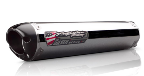 Two Brothers Racing - Two Brothers Racing M-2 Silver Series V.A.L.E. Slip-On - Aluminum - 005-3670406V-S