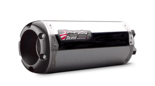 Two Brothers Racing - Two Brothers Racing M-2 Silver Series V.A.L.E. Slip-On - Aluminum - 005-3690406V-S