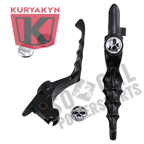 Kuryakyn - Kuryakyn Zombie Levers - Black - 1722