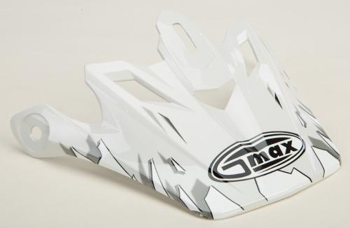 G-Max - G-Max Visor for GM-46Y-1 Youth Helmets - Hot Rod GraphicWhite/Silver - G980334