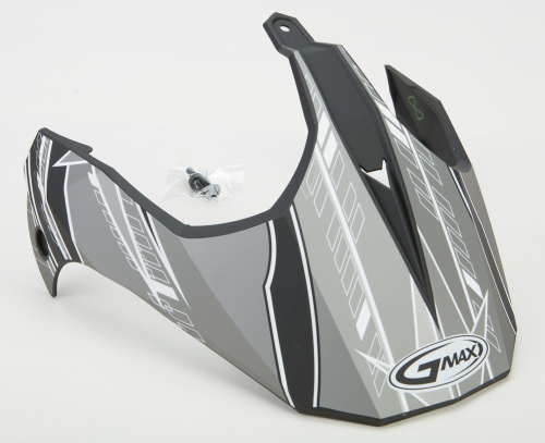 G-Max - G-Max Visor with Screws for GM-11/S Helmets - Nova Matte Black/Silver - G011047