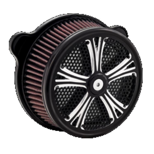 Xtreme Machine - Xtreme Machine Fierce Air Cleaner - Black Xquisite - 0206-2067XFR-BMP