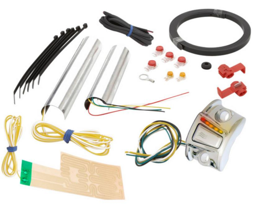 Heat Demons - Heat Demons Grip Warmers - Left Side Mount Chrome - 211055