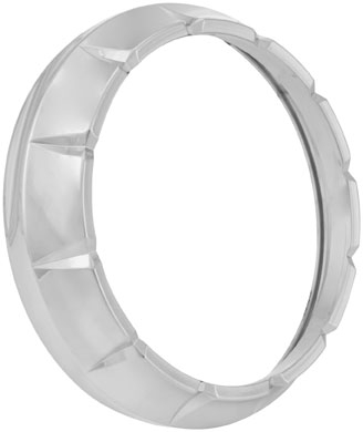 Xtreme Machine - Xtreme Machine 7in. Headlight Bezel - Chrome - 0207-2005XVT-CH