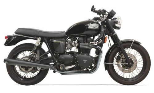 Bassani Manufacturing - Bassani Manufacturing Performance Slip-On - Black - 7B17KB