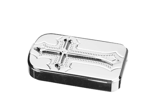 Precision Billet - Precision Billet Dark Side Billet Brake Pedal Cover - Chrome - DRK-360-BG2-CHR