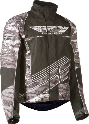 Fly Racing - Fly Racing SNX Wild Jacket - 470-2170L - Black/White - Large