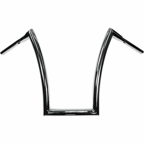 Todds Cycle - Todds Cycle 1-1/2in. Strip Handlebars - 17in. - Chrome - 0601-2238