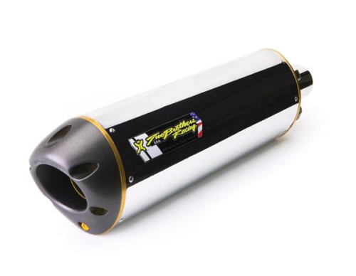 Two Brothers Racing - Two Brothers Racing V2 Slip-On Exhaust System with M2 Canister - Polished Aluminum - 005-2870406V2