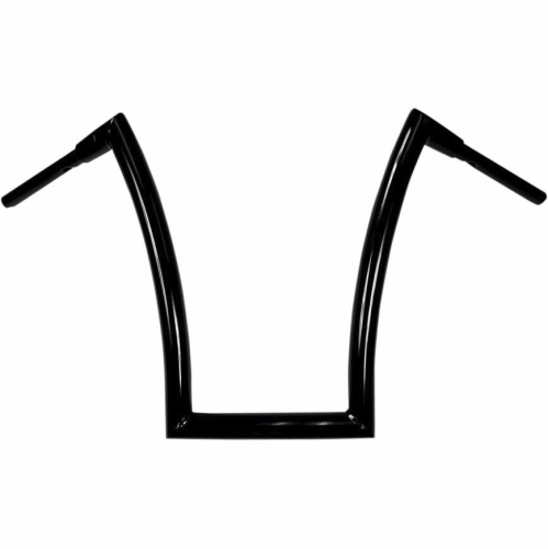 Todds Cycle - Todds Cycle 1-1/2in. Strip Handlebars - 17in. - Gloss Black - 0601-2239