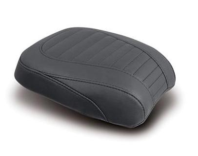 Mustang - Mustang Tripper Tuck and Roll Passenger Seat - Smooth - Black - 76718
