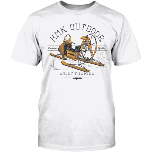HMK - HMK Old School T-Shirt - HM2SSTOLDWS - White - Small