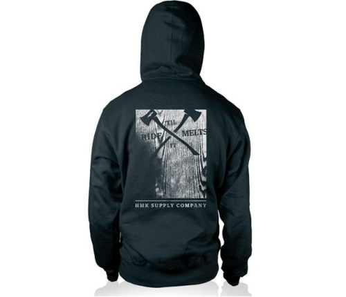 HMK - HMK Woodblock Full Zip Hoody - HM2FZWOOBS - Black - Small
