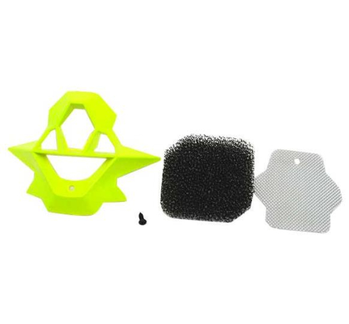 G-Max - G-Max Mouth Vent for GM76X Helmet - Hi-Viz Yellow - G076043