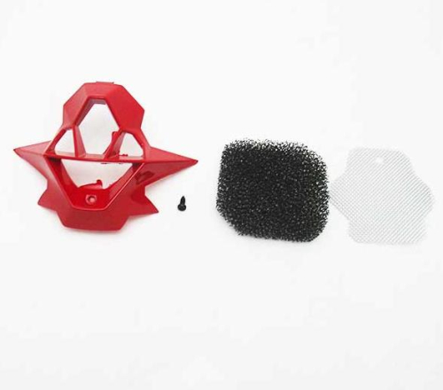 G-Max - G-Max Mouth Vent for GM76X Helmet - Red - G076044