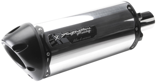 Two Brothers Racing - Two Brothers Racing M-2 Black Series V.A.L.E. Slip-On with Catalytic Eliminator - Aluminum - 005-2990406V2-B