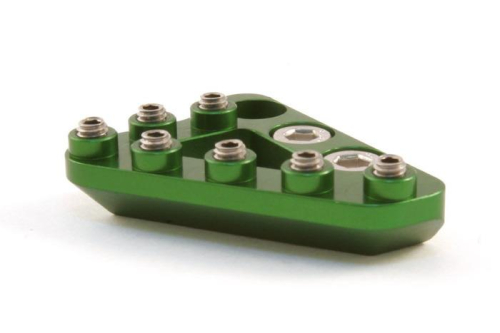 Hammerhead Designs - Hammerhead Designs Small Aluminum Rear Brake Lever Tip - Green - 02-0000-21-30