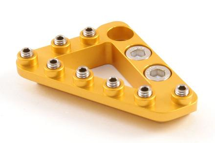 Hammerhead Designs - Hammerhead Designs Replacement Tip for Rear Brake Lever Tip - Large Aluminum - Gold - 02-0000-20-50