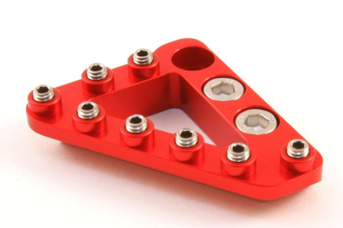 Hammerhead Designs - Hammerhead Designs Replacement Tip for Rear Brake Lever Tip - Large Aluminum - Red - 02-0000-20-10