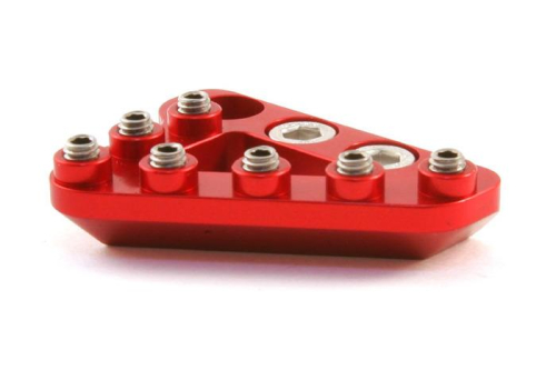 Hammerhead Designs - Hammerhead Designs Small Aluminum Rear Brake Lever Tip - Red - 02-0000-21-10
