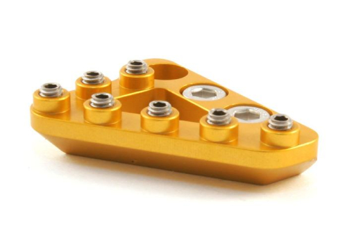 Hammerhead Designs - Hammerhead Designs Replacement Parts for Rear Brake Lever Tip - Standard Aluminum Tip - Gold - 02-0000-21-50